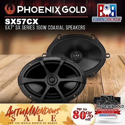 $159 • Buy Phoenix Gold SX57CX 5X7  SX Series 150W Coaxial Speakers