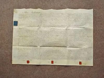 1788 Newbury Berkshire Bartholomew St Georgian Vellum Deed Document Indenture • $36.99