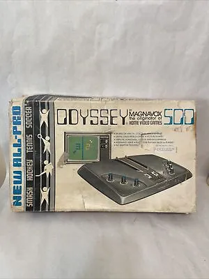 Magnavox ODYSSEY 500 VTG Electronic Video Game TV Console System *READ DESC* • $115.99