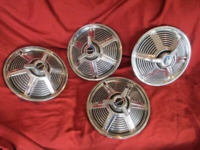 Set Od 4 - 1965 Mustang Hub Caps 14  With Spinners Original Ford • $112