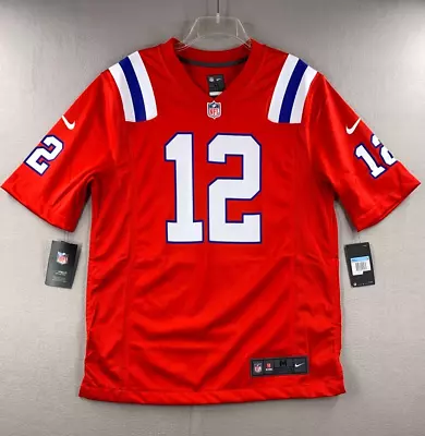 Tom Brady New England Patriots Nike Alternate Game Player Jersey Men Medium #12 • $198.98