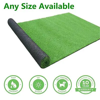 W'6ft Artificial Fake Synthetic Grass Rug Garden Landscape Lawn Carpet Mat Turf • $585.60