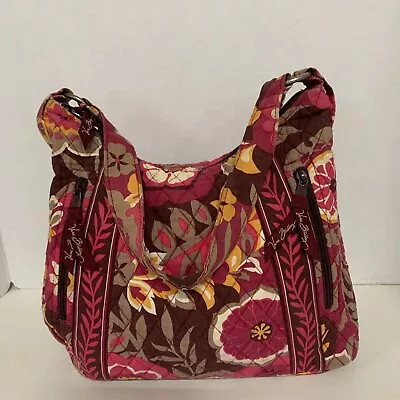 Vera Bradley Carnaby Shoulder Bag Purse/Tote Lisa B Floral Retired • $16