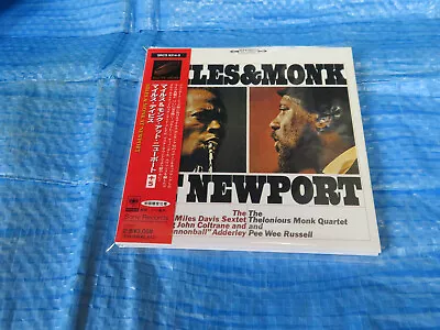 Miles Davis Sextet Miles & Monk At Newport +5 Mini LP CD JAPAN SRCS-9314-5 (1997 • $9.99