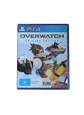Overwatch Origins Edition - Playstation 4 - PS4 -Free Shipping Blizzard Region 4 • $6.40