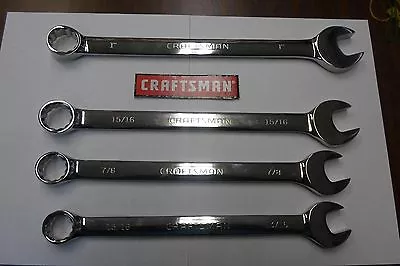 Craftsman Long Pattern Polished Combination Wrench Sae Mm • $7