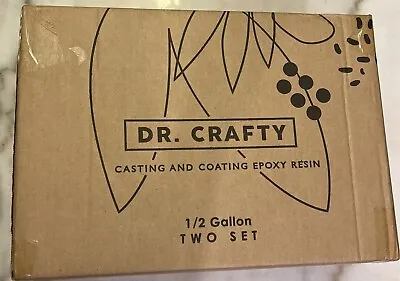 Dr. Crafty Casting And Coating Epoxy Resin Kit - Clear 2  1/2 GALLON Set NIB • $44.99