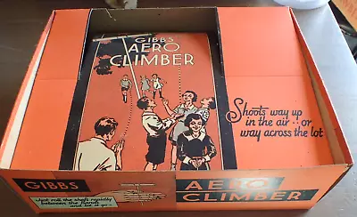 Vintage 1930s Gibbs No. 4 Aero Climber Toy Store Display Box • $9.99