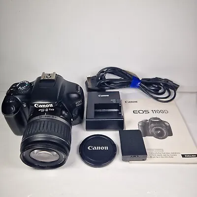 Canon EOS 1100D Camera Kit With 18-55mm Lens *8K Shutter Count *24HR POST* • £149.99