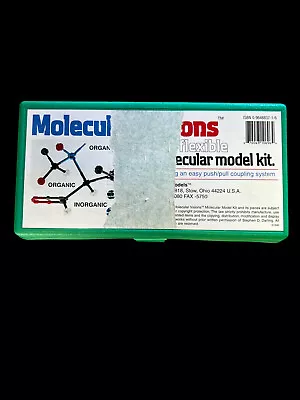 Molecular Visions The  Flexible Molecular Model Kit Chemistry Tutor Study Aid • $16