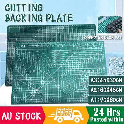 Cutting Mat Self Healing Doubleside Art Craft DIY Hobby Cutting Board PVC A1A2A3 • $16.59