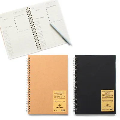 $11.34 • Buy NEW A5 Bullet Journal Notebook Hardcover Cardboard Grid Dotted Spiral Diary