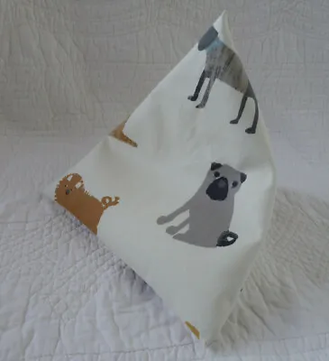 Tablet Phone Bean Bag Cushion Stand Ipad Kindle Etc Dog Puppy Fabric • £10.79