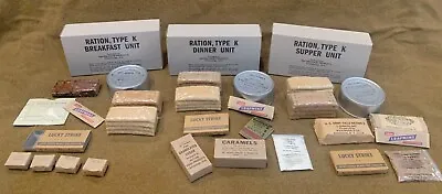 Early-Mid War Fully Edible WWII Reproduction K Rations • $39.99