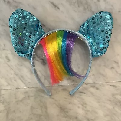 Rainbow Dash Headband W/ Mane Bangs My Little Pony Fancy Dress Halloween Costume • $6