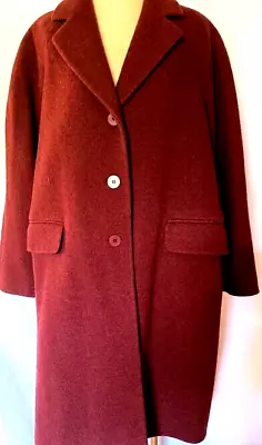 $155 • Buy VTG Missoni Donna Purple Maroon Coat Wool  SZ 6