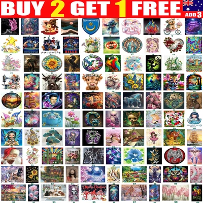 $10.29 • Buy 5D Full Drills Diamond Painting Embroidery Art Decor Cross Stitch Kits DIY Gifts