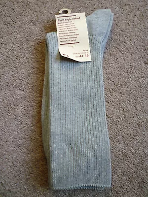 Muji Right Angled Ribbed Socks Men's UK9.5-11 New • £5