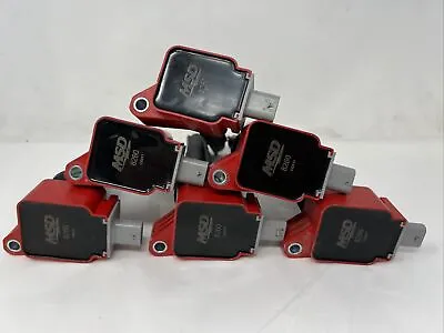 (6 Pack) MSD  Ignition Coil - Ford EcoBoost - 2.7L L4 - Red 8260 • $342.40