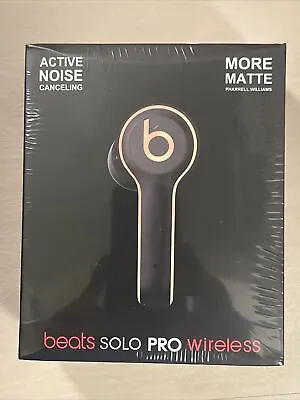 New Beats By Dre Solo Pro 6 Wireless In-Ear Buds-Black/Gold-Sealed! • $42