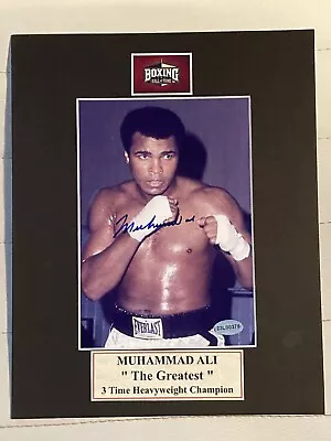 Muhammad Ali Signed Photo 5  X 7  In A 8x10 Matt  With COA. HOF • $0.99