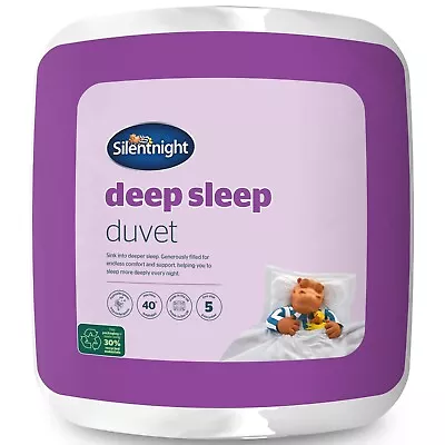 Silentnight Deep Sleep Duvet 7.5 Tog Single Double King Super King Pillowcase • £13.99