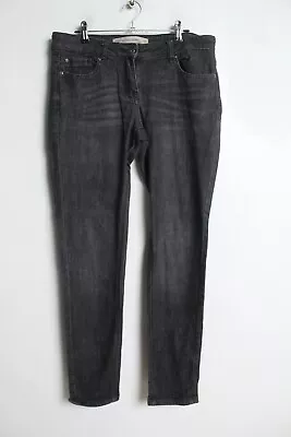 £3.99 • Buy Next Womens Relaxed Skinny Fit Jeans -Black - Size 10 Petite (6D)