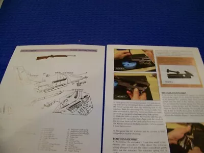 U.s. M1 Carbine & U.s. M14 Rifle & Cz 550..disassembly & Exploded View (161hh) • $12.99