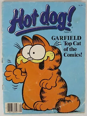 Hot Dog Magazine #25 Garfield  Peanuts Muppets Jim Henson 1984 • $10