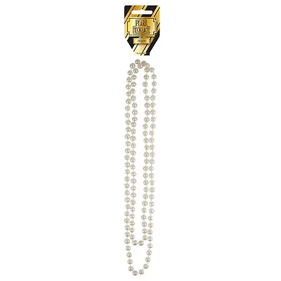 £1.99 • Buy Pearl Necklace 1920s 20s Flapper Fancy Dress Costume Accessory Charleston Beads