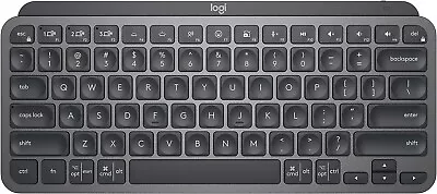 Logitech MX Keys Mini Minimalist Wireless Illuminated Keyboard PC MAC Graphite • $62.99