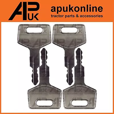 £5.39 • Buy 4x Ignition Keys For Takeuchi New Holland Case Mustang Excavator Gehl Loader