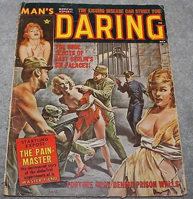 Vintage 1962 Man's Daring Magazine German Cover • $19.99