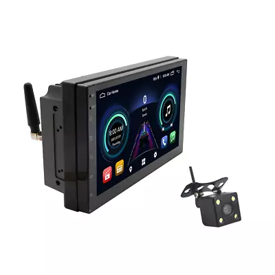 7in Android10.1 Double DIN Car Player GPS Bluetooth Touch Screen Stereo FM Radio • $114.20