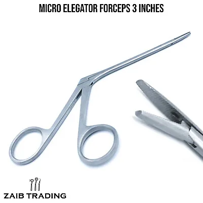 Micro Alligator Forceps Hartman Serrated ENT Ear Sinus Instruments 3 Inches CE  • £19.99