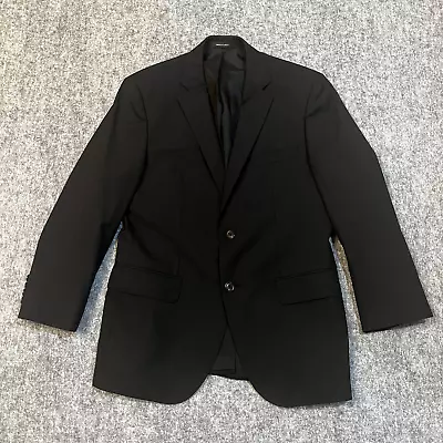 Hugo Boss Guabello Blazer Mens 36S Black Sport Coat Two Button Jacket Biotech • $29.98