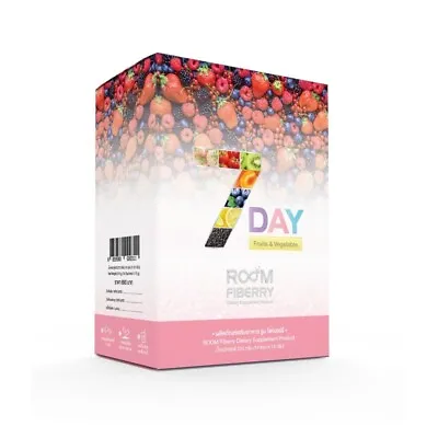 Room Fiberry 7 Day Fiber Drink Detox Cleansing Slim Fruits Vegetables 1 Box • $37