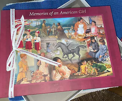 NEW American Girl Memory Book Scrapbook Hallmark Pleasant Co Stickers & Stencil • $128.46