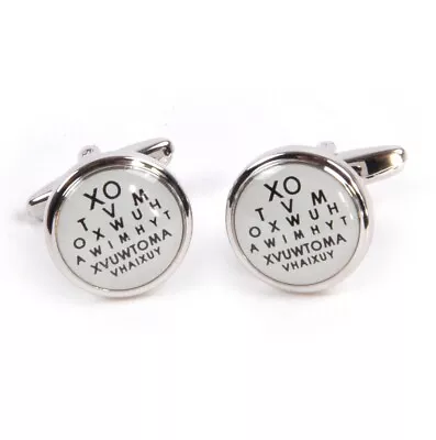 £9.99 • Buy Opticians Sight Test Cufflinks - Eye Examination Specsavers Cuff Links