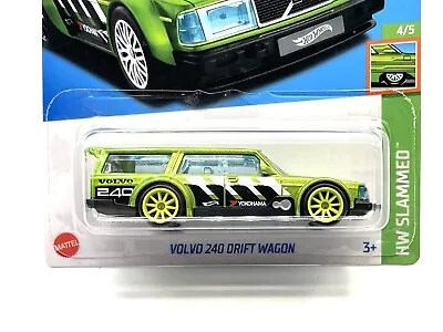 2023 Hot Wheels Volvo 240 Drift Wagon (green) #245 W/Real Riders SUPER CUSTOM • $14.99