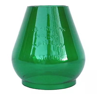 Handlan St. Louis Railroad Lantern Replacement Green Globe Dead Flame Lanterns • $57.95