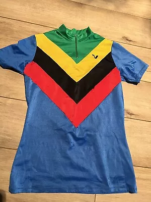 Vigorelli Second Skins Vintage Lycra Jersey Size Large Men’s • $7