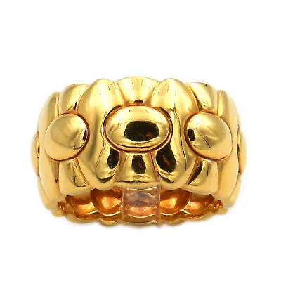 Cartier Gold Ring Als Bandring In 750 Gold Vintage Coll. 1989 Gr. 57 • $4899.69