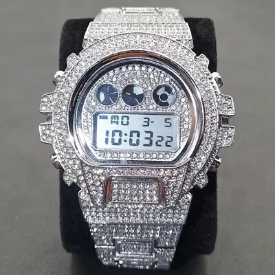 Luxury Iced Out G Style Classic Men's Watch • £80.63