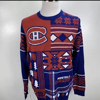 Montreal Canadians Mens NHL Apparel Forever Collectibles Pullover Sweater Sz S • $10.39