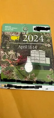 2024 Masters Badge Augusta ￼ National ￼ Scottie Scheffler Winner • $38.50