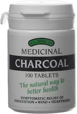 Bragg'S Medicinal Charcoal 100 Tablets • £9.73
