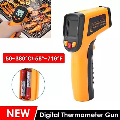 Temperature Gun Digital Laser Infrared Thermometer LCD IR Temp Meter Non-contact • $29.99