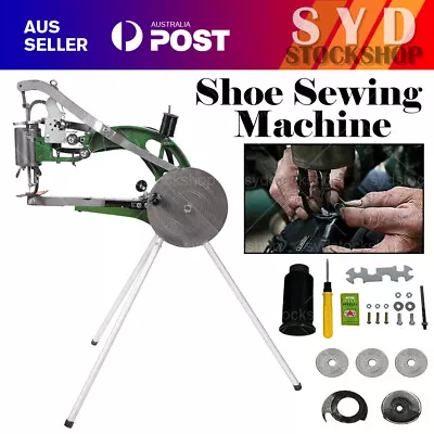Leather Cobbler Shoe Repair Machine Dual Nylon Cotton Line Hand Sewing Machine • $126.30