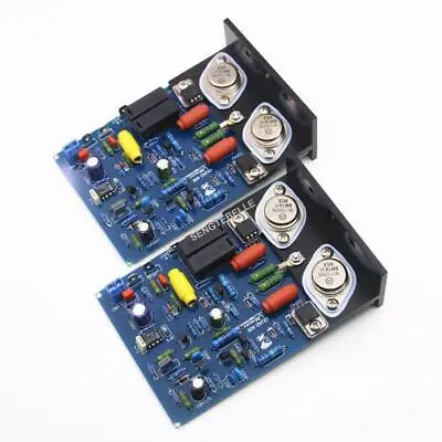 HIFI Power Amplifier Board QUAD405 2.0 AMP Board With Aluminum Angle MJ15024 • $42